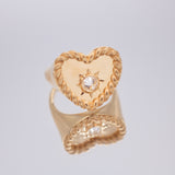 Queen's Heart Ring | 18ct Gold