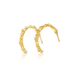 Twisting Twinkles Hoops Grande | 18ct Gold