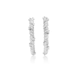 Twisting Twinkles Hoops Grande | 18ct Gold
