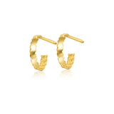 Twisted Radiance Earring Studs | 18ct Gold