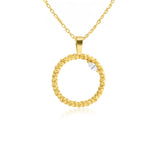 Adorned Eternity Pendant | 18ct White Gold