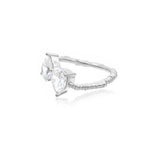 Pear Pair Diamond 1.5 carat Ring | 18ct White Gold