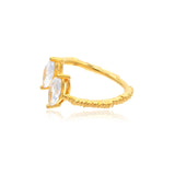 Two Souls, One Love Diamond Ring | 18ct Gold