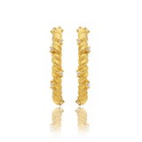 Twisting Twinkles Hoops Grande | 18ct Gold