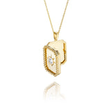 Queen's Radiance Locket | 18ct Gold