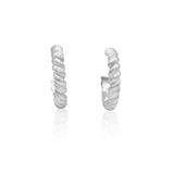 Twisted Radiance Earring Studs | 18ct Gold