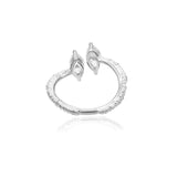 Two Souls, One Love Diamond Ring | 18ct White Gold