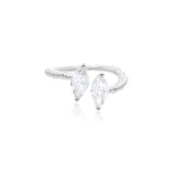Two Souls, One Love Diamond Ring | 18ct White Gold