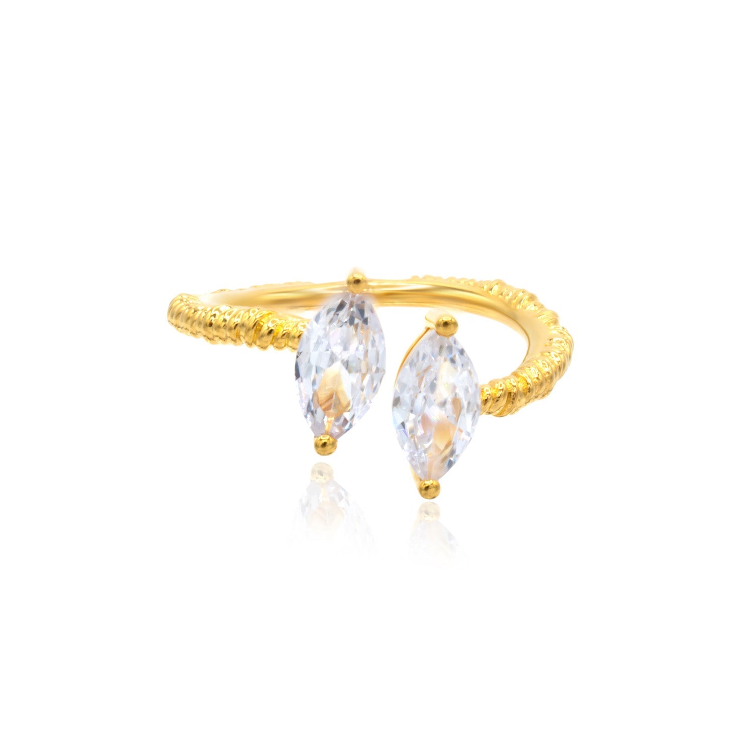 Two Souls One Love Diamond Ring 18ct White Gold