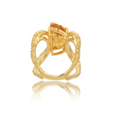 The Royal Intersect Gala Citrine Ring | 18ct Gold