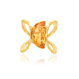 The Royal Intersect Gala Citrine Ring | 18ct Gold