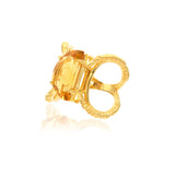 The Royal Intersect Gala Citrine Ring | 18ct Gold